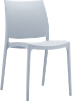 Maya stoel silver grey