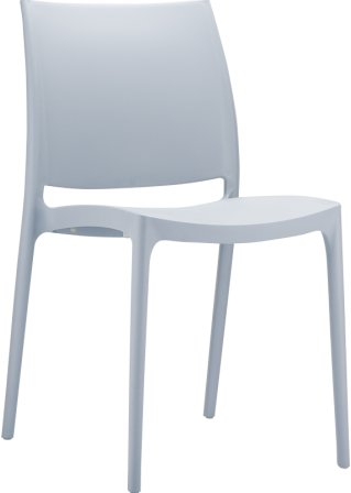 Maya stoel silver grey