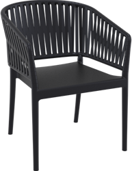 Portofino stoel black