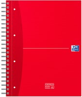 Collegeblok Oxford Office Essentials Europeanbook A4+ 4-gaats 120 vel assorti-1