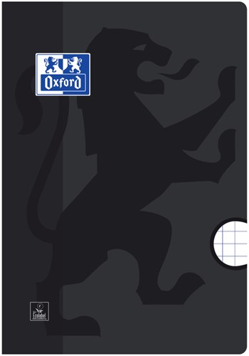 Schrift Oxford School A4 ruit 10x10mm 72 pagina's 80gr zwart