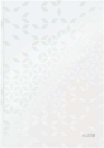 Notitieboek Leitz WOW A4 160blz 90gr lijn wit-2