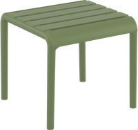 Paris side table olive green