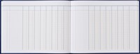 Kasboek tabellarisch 210x160mm 96blz 8 kolommen blauw-2