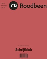Schrijfblok Roodbeen A4 gelinieerd-1