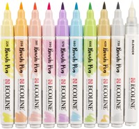 Brushpen Talens Ecoline set à 10 stuks pastel-2