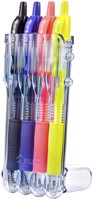 Gelschrijver Pilot clicker medium neon assorti Set2Go à 4 stuks-2