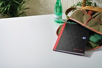 Notitieboek Oxford Black n' Red A4 96vel blanco-1