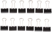 Papierklem MAUL 215 foldback 13mm capaciteit 4mm zwart 12 stuks-3