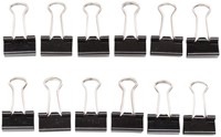 Papierklem MAUL 215 foldback 16mm capaciteit 5mm zwart 12 stuks-3