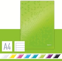 Notitieboek Leitz WOW A4 160blz 90gr lijn groen-3
