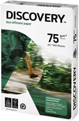 Kopieerpapier Discovery A3 75gr wit 500vel