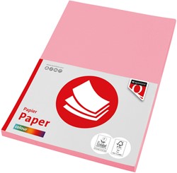 Kopieerpapier Quantore Colour A4 80gr lichtroze 100 vel