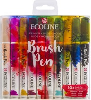 Brushpen Talens Ecoline set à 10 stuks mode-3