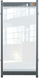 Bureauscherm Nobo modulair doorzichtig PVC 400x820mm