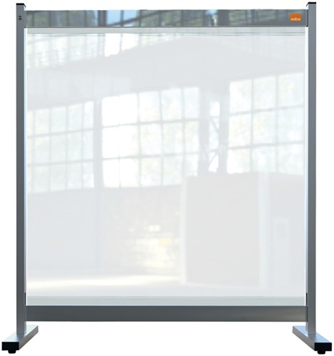 Bureauscherm Nobo doorzichtig PVC 770x860mm