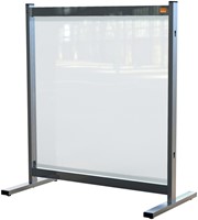 Bureauscherm Nobo doorzichtig PVC 770x860mm-2