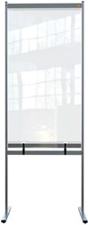 Scheidingswand Nobo vrijstaand doorzichtig PVC 780x2060mm