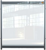 Bureauscherm Nobo Modulair doorzichtig PVC 750x820mm