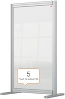 Bureauscherm Nobo modulair transparant acryl 60x100cm-6