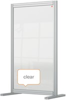 Bureauscherm Nobo modulair transparant acryl 60x100cm-3