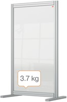 Bureauscherm Nobo modulair transparant acryl 60x100cm-4