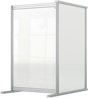 Bureauscherm uitbreidingspaneel Nobo modulair transparant acryl 60x100cm-2