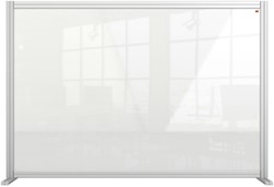 Bureauscherm Nobo modulair transparant acryl 100x140cm