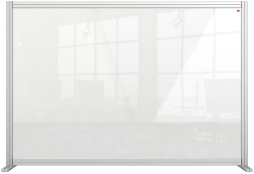 Bureauscherm Nobo modulair transparant acryl 100x140cm