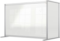 Bureauscherm uitbreidingspaneel Nobo modulair transparant acryl 100x140cm