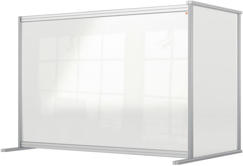 Bureauscherm uitbreidingspaneel Nobo modulair transparant acryl 100x140cm
