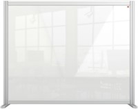 Bureauscherm uitbreidingspaneel Nobo modulair transparant acryl 100x140cm-2