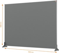 Bureauscherm Nobo Impression Pro vilt 100x140cm-2