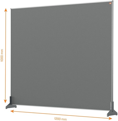 Bureauscherm Nobo Impression Pro vilt 100x120cm-2