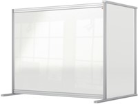 Bureauscherm uitbreidingspaneel Nobo modulair transparant acryl 120x100cm-2