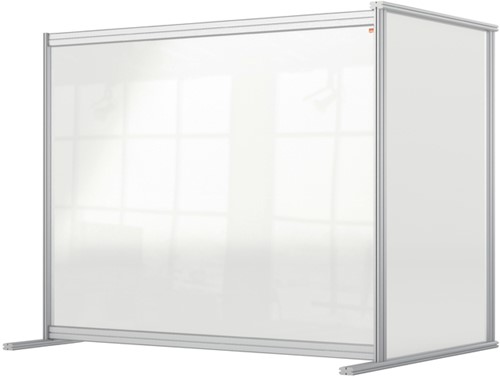 Bureauscherm uitbreidingspaneel Nobo modulair transparant acryl 120x100cm-2