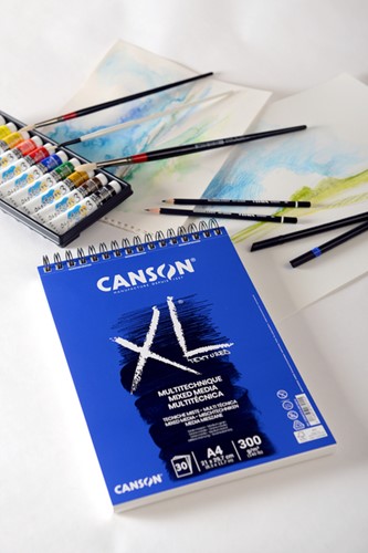 Aquarelblok Canson XL A5 15V 300gr spiraal-2