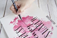 Brushpen Sakura Pigma medium zwart-3