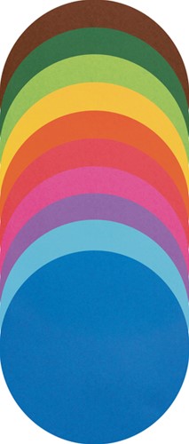 Origami papier Folia 70gr rond 15cm 100 vel assorti kleuren-2