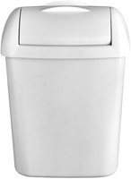 Dameshygiënebak Quartzline 8 liter wit 441408