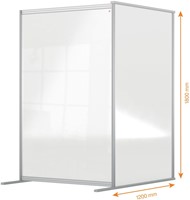Scheidingswand uitbreidingspaneel Nobo Modulair transparant acryl 120x180cm-3