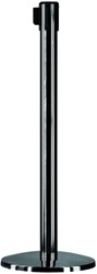 Afzetpaal OPUS 2 met lint 2500mm zwart