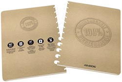 Schrift Adoc BIO A4 ruit 5x5mm 144blz 90gr kraft