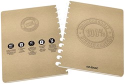 Schrift Adoc BIO A4 ruit 4x8mm 144blz 90gr kraft