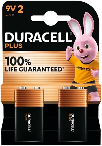 Batterij Duracell Plus 2x9Volt