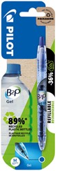 Gelschrijver PILOT B2P Begreen blauw 0.4mm blister à 1 stuk