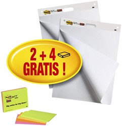 Meeting chart 3M Post-it 559 635x762mm 2 blokken + 4 blokken Meeting notes gratis