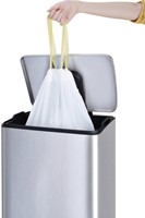 Afvalzak EKO MDPE type A met trekband 35x40cm 3-6L wit rol à 30 stuks-1