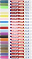 Krijtstift edding 4085 by Securit rond 1-2mm metallic blauw-3