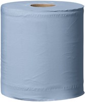 Poetspapier Tork Wiping Plus M2 Centerfeed 2-laags 157m blauw 128207-2